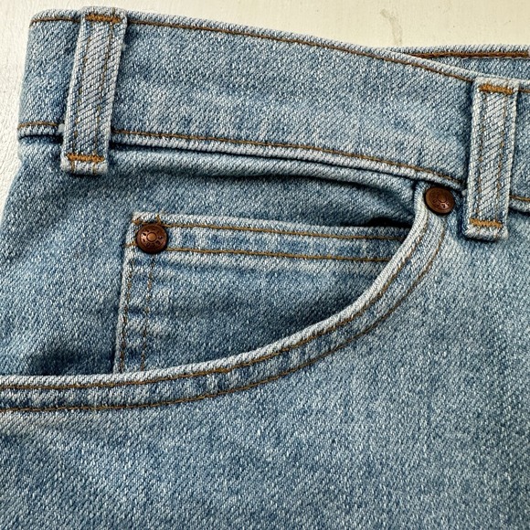 VTG Levi's Men's White Tab Denim Jeans 40x30 Light Wash Relaxed 80s 90s USA Made - Picture 4 of 16